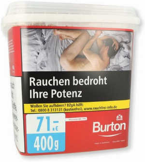 Burton Tabak Rot 4XL 400g Giga Box Volumentabak