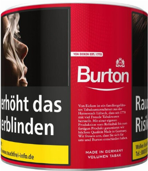 Burton Tabak Rot L 43g Dose Volumentabak