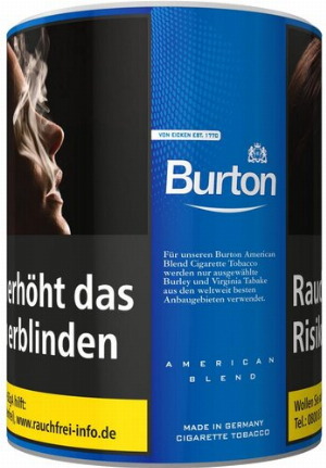 Burton Tabak Fine Blue (White) 65g Dose Volumentabak