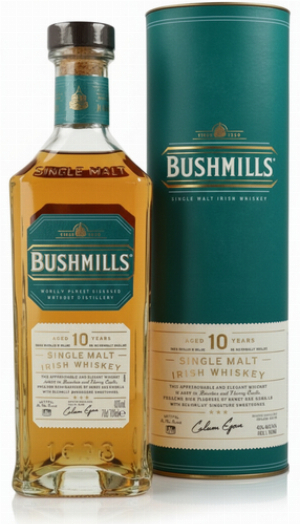 Bushmills Single Malt Whiskey 10 Years 40% Alkohol 0,7L