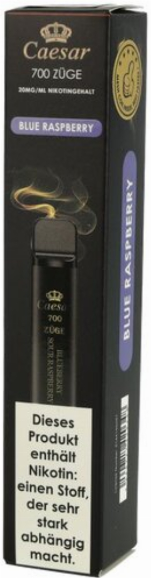 Caesar Blue Raspberry Einweg E-Zigarette 20mg
