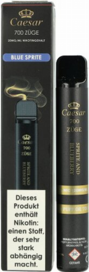 Caesar Blue Sprite Einweg E-Zigarette 20mg