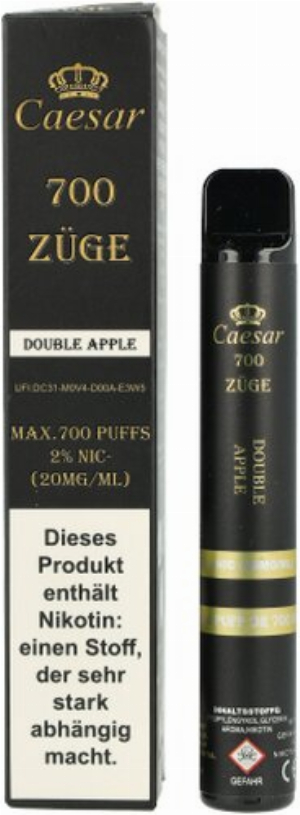 Caesar Double Apple Einweg E-Zigarette 20mg
