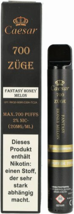 Caesar Fantasy Honey Melon Einweg E-Zigarette 20mg