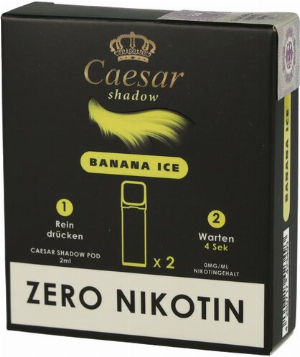 Caesar Shadow Pods Banana Ice 2x2ml Nikotinfrei