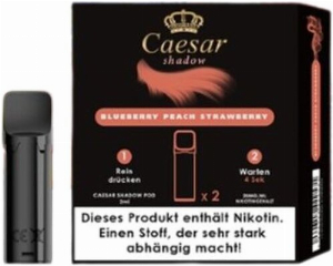 Caesar Shadow Pods Blueberry Peach Strawberry 2x2ml 20mg
