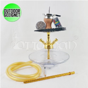 Caesar Ufo Acryl Shisha Gold 1er