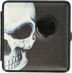 Camp Zigarettenetui Skull mit Flaschenöffner Nr.3