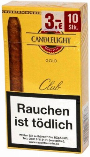 Candlelight Zigarren Club Gold 10er