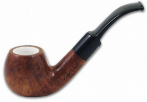 Capitello Pfeife Corteccia Bent mit Meerschaumfutter