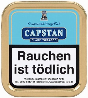 Capstan Pfeifentabak Original Navy Cut Flake 50g Dose