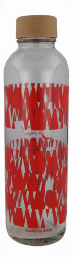 Carry Bottle Winston Design Glasflasche