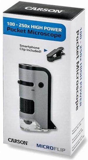Carson MP-250 MicroFlip Taschenmikroskop