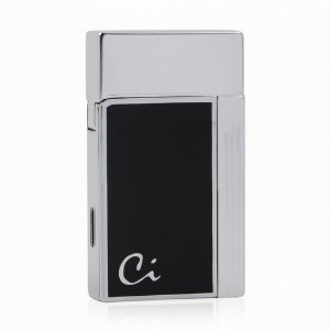 Caseti Feuerzeug Jetflame Soleil Chrom/Schwarz