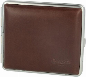 Casetti Zigarettenetui Leder 18er Dunkelbraun
