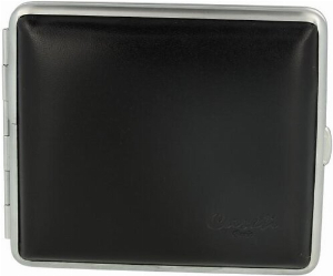Casetti Zigarettenetui Leder 18er Schwarz