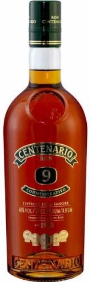 Centenario Rum 9 Conmemorativo 40% vol.