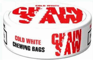 Chainsaw Snus Cold White Chewing Bags 13,5g Kautabak