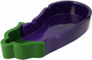 Champ Aschenbecher Kunststoff Aubergine