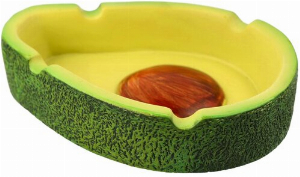 Champ Aschenbecher Kunststoff Avocado