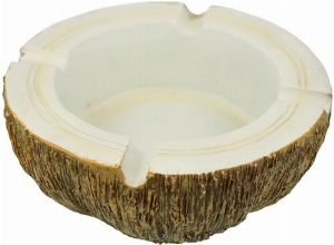 Champ Aschenbecher Kunststoff Kokosnuss