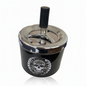 Champ Black Skull Drehaschenbecher Schwarz Nr.4v4