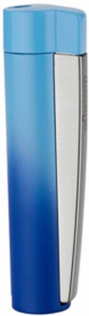 Champ Feuerzeug Gradient Metall Hellblau-Dunkelblau