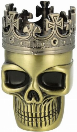 Champ High Grinder Skull Gold 3-teilig