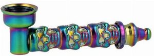 Champ High Metallpfeife Skull Rainbow