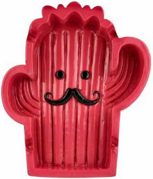 Champ Kaktus Aschenbecher Rot