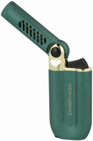 Champ Mini Stabfeuerzeug Grün mit Knickfunktion