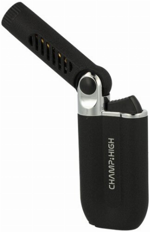 Champ Mini Stabfeuerzeug Schwarz mit Knickfunktion