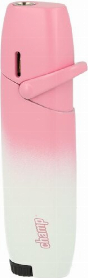 Champ Pink Bi-Color Turbo Feuerzeug Nr.1 Pink-Weiß