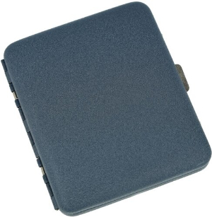 Champ Sandy Zigarettenetui Metall mit Spange Blau