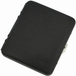 Champ Sandy Zigarettenetui Metall mit Spange Schwarz