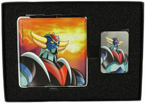 Champ Set Goldorak Zigarettenetui und Feuerzeug Piezo Nr.1