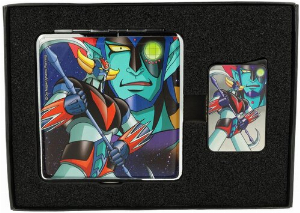 Champ Set Goldorak Zigarettenetui und Feuerzeug Piezo Nr.2