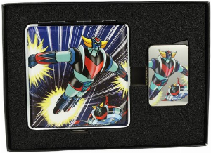 Champ Set Goldorak Zigarettenetui und Feuerzeug Piezo Nr.3