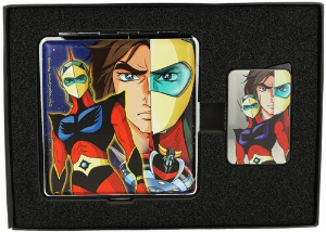 Champ Set Goldorak Zigarettenetui und Feuerzeug Piezo Nr.4