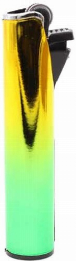 Champ Summer Metall Feuerzeug gelb-grün