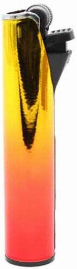 Champ Summer Metall Feuerzeug gelb-rot