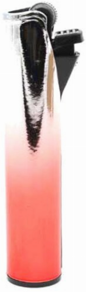 Champ Summer Metall Feuerzeug silber-rot