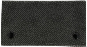 Champ Tabakbeutel Knitting Pu Pouch Schwarz