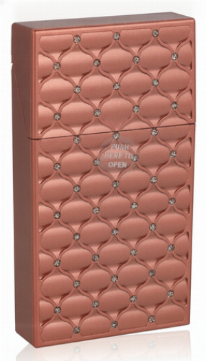 Champ Zigarettenetui Rosegold Diamond Slim
