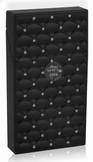 Champ Zigarettenetui Schwarz Diamond Slim