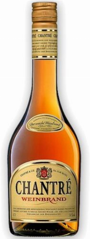Chantre Weinbrand Glas/EW 0,7 l 36.00 %vol.