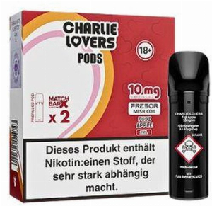 Charlie Lovers Prefilled Pod 2x2ml Fuji Apple 10mg