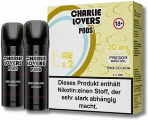 Charlie Lovers Prefilled Pod 2x2ml Pina Colada 20mg