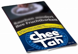 Chee Tah Tabak Schwarz No 76 - 30g Päckchen Feinschnitt