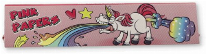 Choosypapers Pink Puking Unicorn 32 Blatt King Size Slim Zigarettenpapier